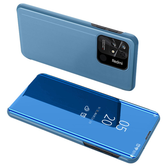 Case for Xiaomi Redmi 10C, Clear View, blue