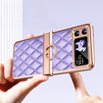 Case for Samsung Galaxy Z Flip 4 5G, Rhombus Grid