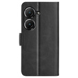 Flip case for Asus Zenfone 9 5G / 10 5G, Wallet PU Leather Case, black