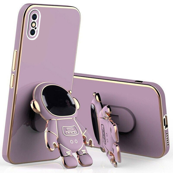Case for iPhone X / XS, Astronaut, purple