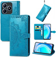 Flip case for Realme C61, Mandala, blue