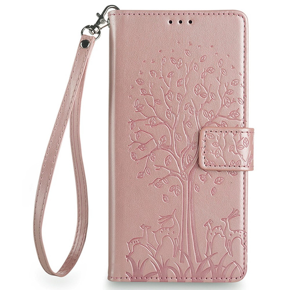 Flip case for Samsung Galaxy M15 5G, Tree, pink