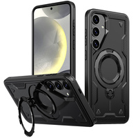 Case for Samsung Galaxy S25+ Plus, Military MagSafe, black