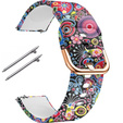 Smooth strap for Samsung Galaxy Watch Active 22mm, Colorful Jellyfish