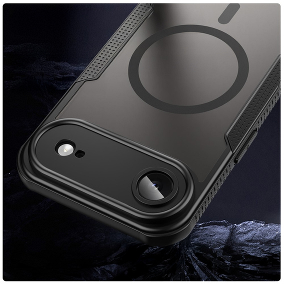 Armoured case for iPhone Air, for MagSafe, matt black