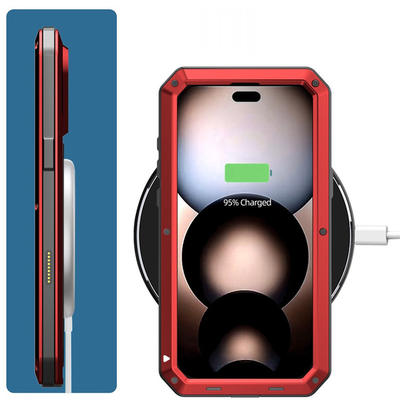 Armoured case with built-in tempered glass for iPhone 17 Pro Max