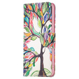 Flip case for Samsung Galaxy M34, Wallet, tree of life, white