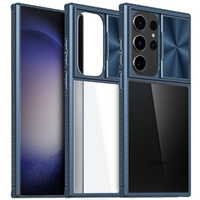 Case for Samsung Galaxy S23 Ultra, Slide Camera, blue