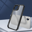 Case for Iphone 16E, Kickstand Frame, transparent / black