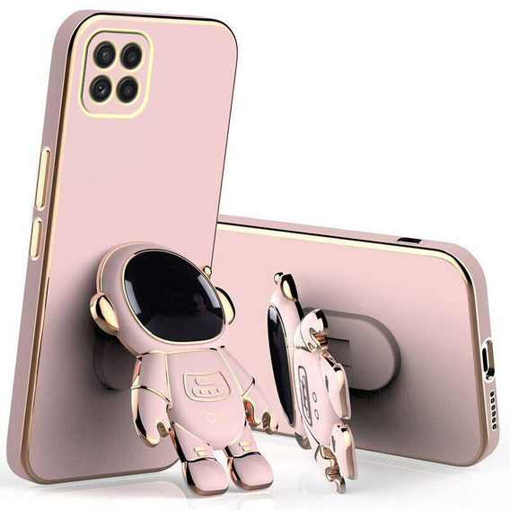 Case for Samsung Galaxy A22 5G, Astronaut, pink rose gold