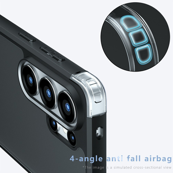 Fusion Hybrid case for Samsung Galaxy S26 Ultra, matte black