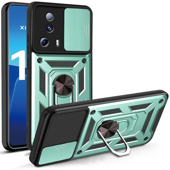 Case for Xiaomi 13 Lite, CamShield Slide, green
