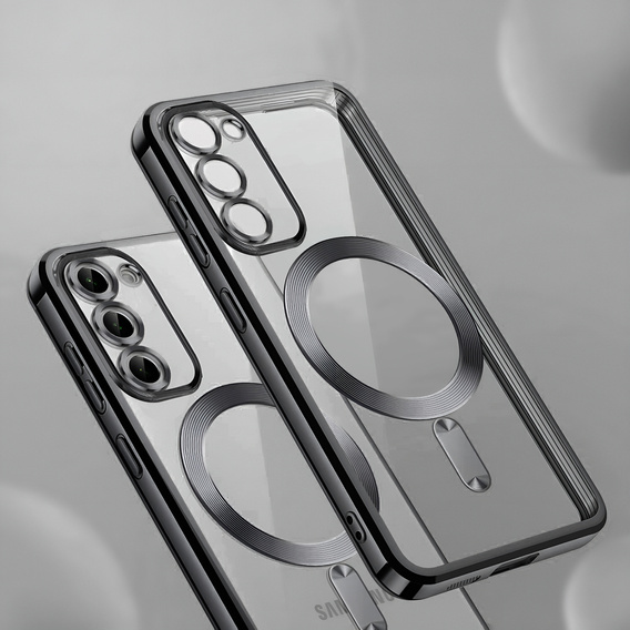 Case for Samsung Galaxy S23, Electro MagSafe, black + Screen Glass