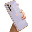Case for Samsung Galaxy A34 5G, Electro heart, purple