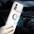 Case for Xiaomi Poco M4 Pro 4G, Electro Ring, white