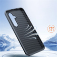 Leather case for Samsung Galaxy S25+ Plus, leather hybrid, black