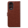 Flip case for Oppo A38 4G / Oppo A18 4G, Crazy Horse Wallet, brown