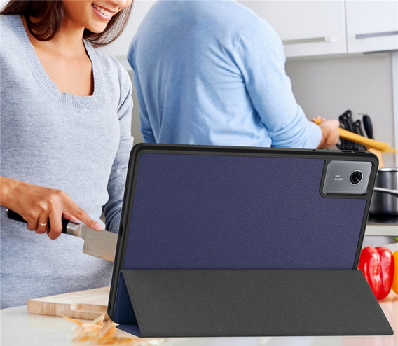 Case for Lenovo Idea Tab 11" 2025 TB336FU TB336ZU, stand, Smartcase with stylus holder, navy blue
