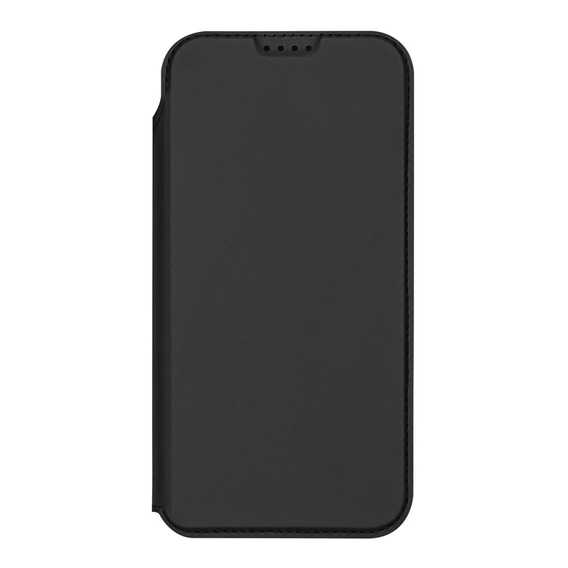 Dux Ducis case for iPhone Air, Skin Pro, with flap, with card slot, black