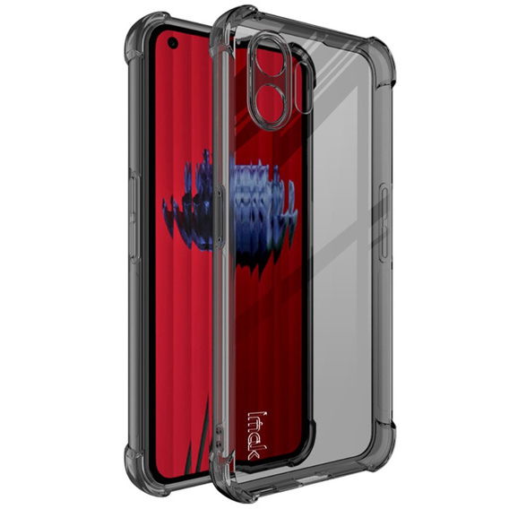 IMAK case for Nothing Phone 2, Dropproof, transparent / black