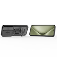 Case for Huawei Pura 70 Ultra, KickStand Camera Lens, black