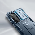 Armored case for Samsung Galaxy S24 Plus, Dexnor Full Body (Two Frames), dark blue