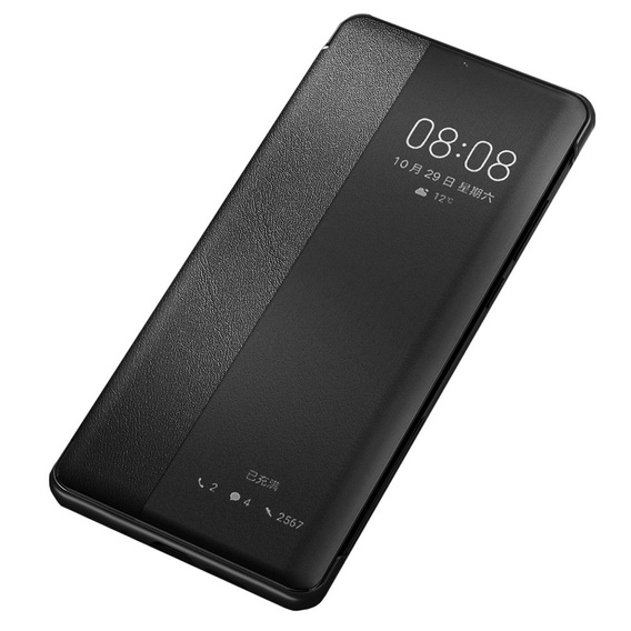 Flap case for Huawei P40, Side View, black