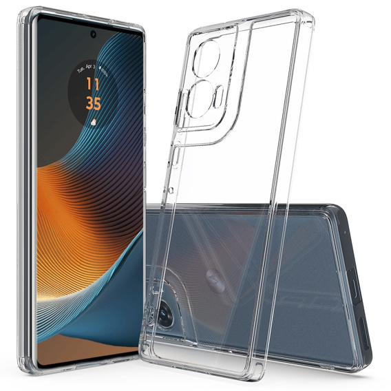 Case for Motorola Edge 50 Fusion, Fusion Hybrid, transparent