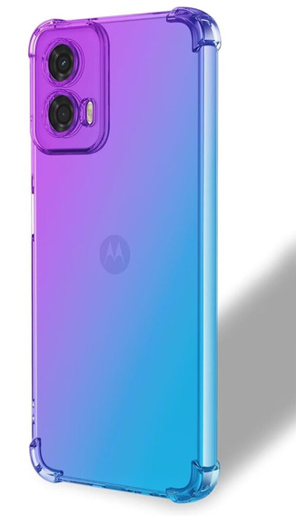 Case for Motorola Edge 50 Fusion 5G, Gradient Dropproof, Purple / blue