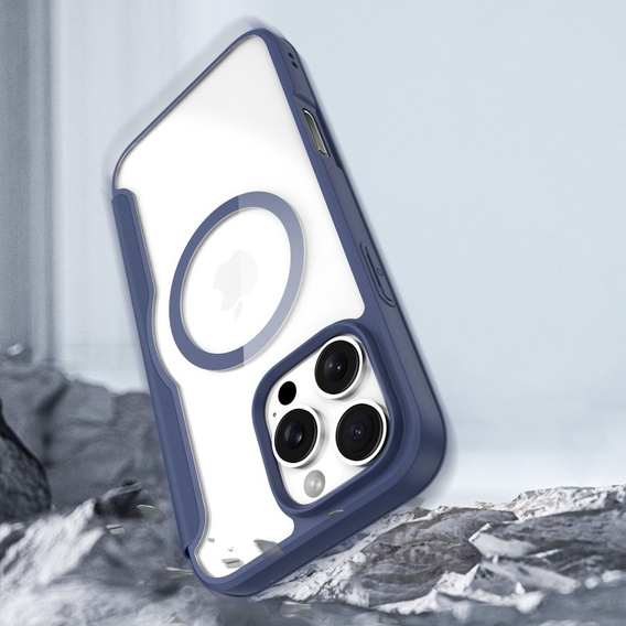 Dux Ducis Case for iPhone 16 Pro Max, Skin X Pro, MagSafe, dark blue