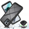 Case for Motorola Moto G54 5G, Shockproof, with film, black