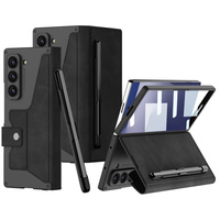 Wallet case with flap black for Samsung Galaxy Z Fold 7 5G