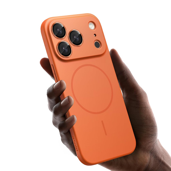 Magnetic case with integrated camera glass for iPhone 17 Pro