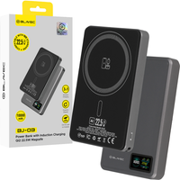 Blavec Power Bank 10000mAh BJ-03 Slim 13.5mm - Type C - 22.5W, MagSafe 3in1 - grey