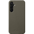MELKCO case for Samsung Galaxy S24, leather, grey