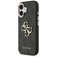 GUESS 4G Big Metal Logo case for iPhone 17