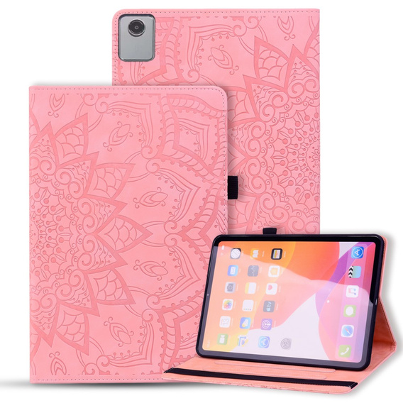 Flap case for Lenovo Tab M11, flower, pink