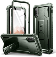 Armored case for iPhone XR, Dexnor Full Body, green