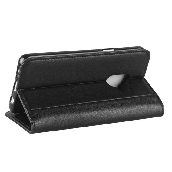 Flip case for Samsung Galaxy S9, Leather Flexi Book, black