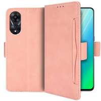 Flip case for Oppo A98 5G, Card Slot, pink