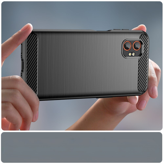 Case for Samsung Galaxy Xcover 7 Pro, Carbon, black