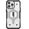 Urban Armor Gear Case for iPhone 15 Pro Max, Pathfinder MagSafe, transparent / black