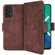 Flip case for Samsung Galaxy A13 4G, Card Slot, brown