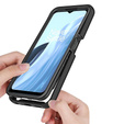 Case for Oppo A57s, Shockproof, with film, black