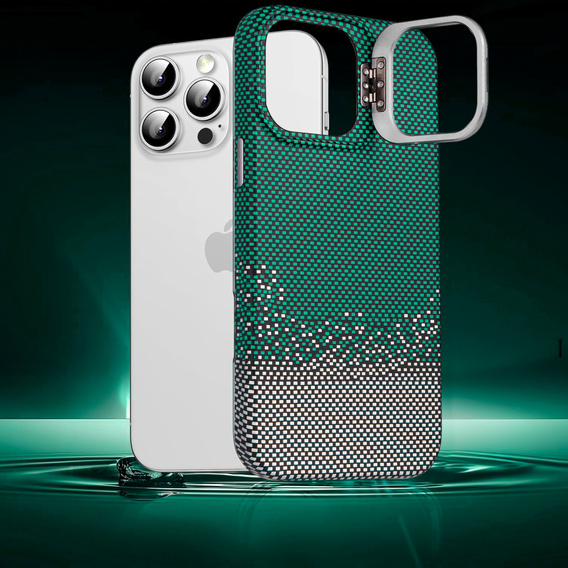 Case for iPhone 14 Pro, Frame Kickstand, for MagSafe, Sand Green