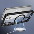 Case for Samsung Galaxy S21 FE, Electro MagSafe, black + Screen Glass