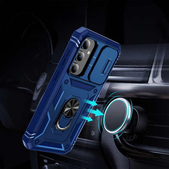 Case for Samsung Galaxy S23 FE, CamShield Slide, blue