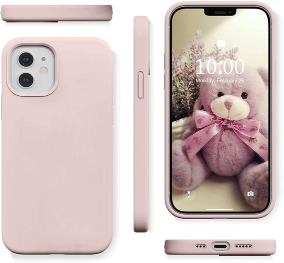 Thin Case for iPhone 12/12 Pro, Slim, pink