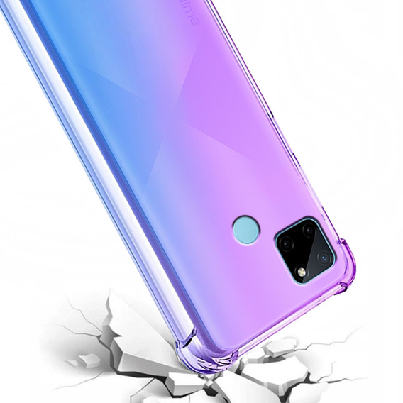 Case for Realme C21Y / C25Y, Gradient Dropproof, blue