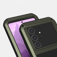 Love Mei Case for Samsung Galaxy S24 Ultra, armored without glass, green